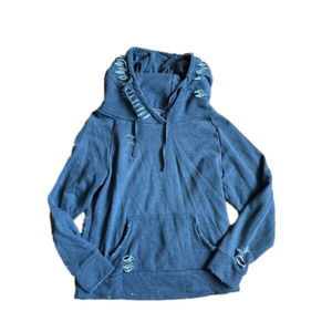 CHARCOAL Grey Distressed Hoodie - Chelsea Deboer by Lily and Lottie